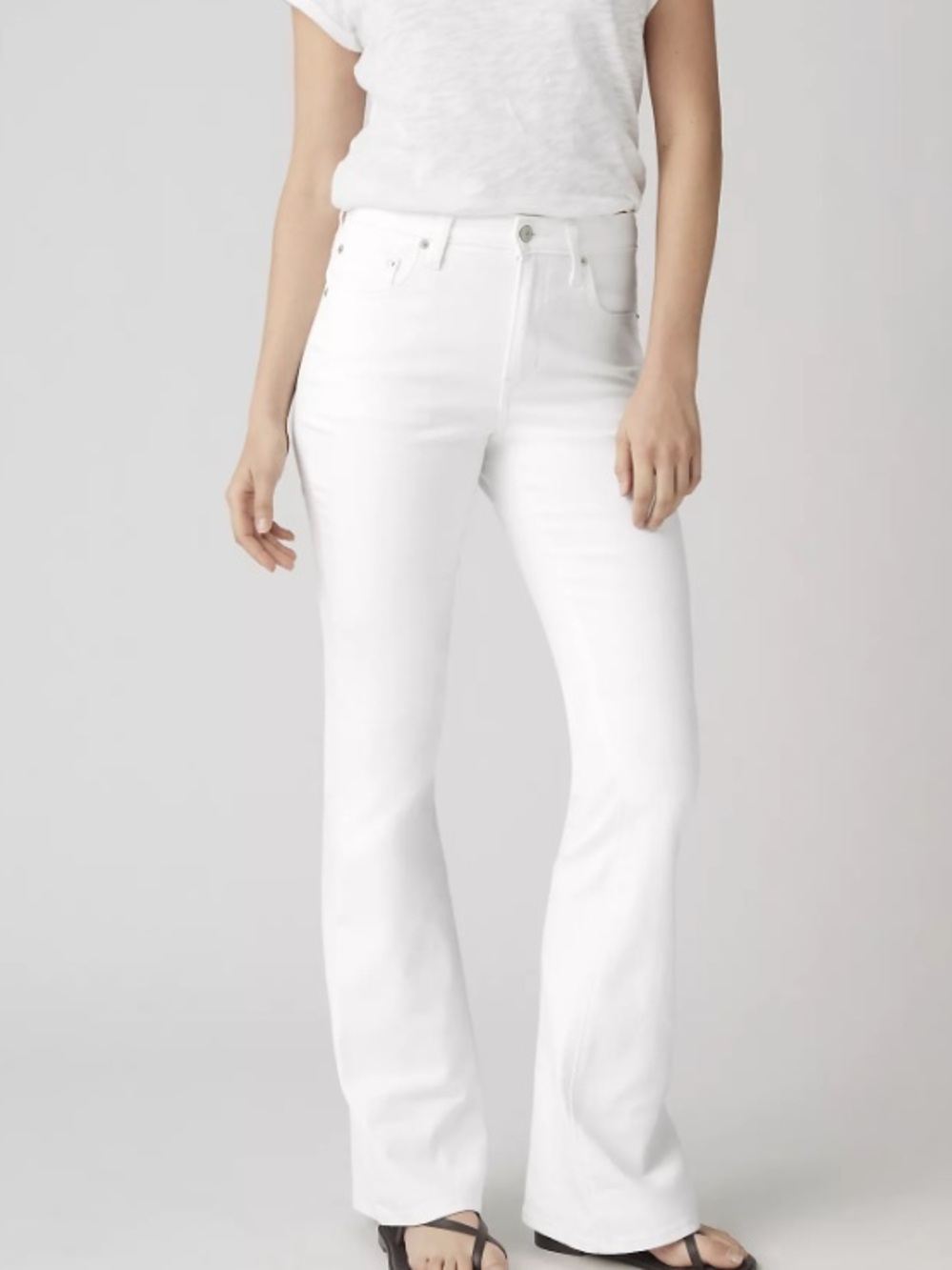 Levi’s white jeans